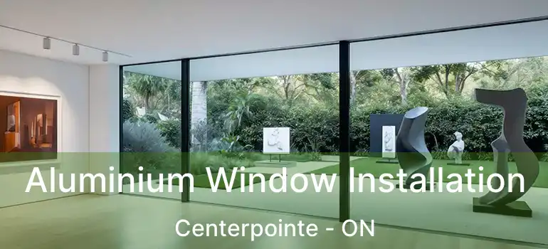  Aluminium Window Installation Centerpointe - ON