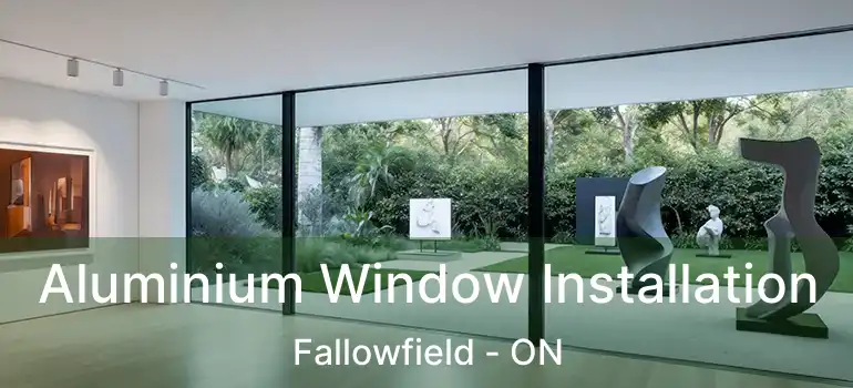  Aluminium Window Installation Fallowfield - ON