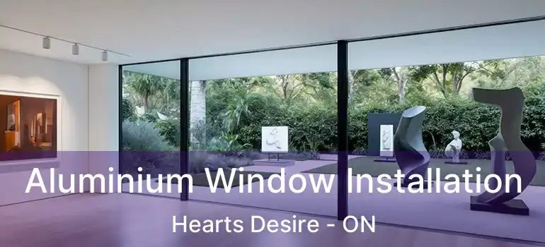  Aluminium Window Installation Hearts Desire - ON