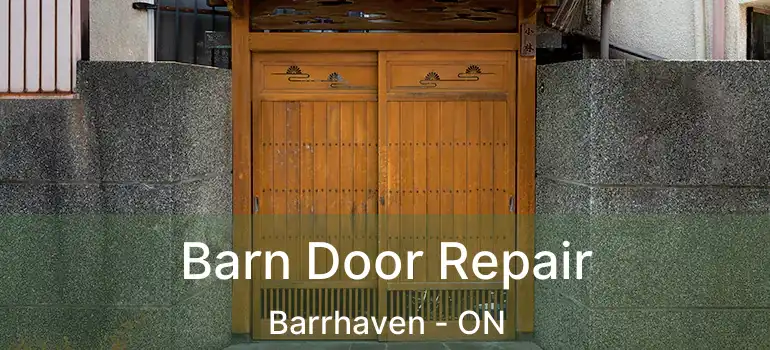  Barn Door Repair Barrhaven - ON