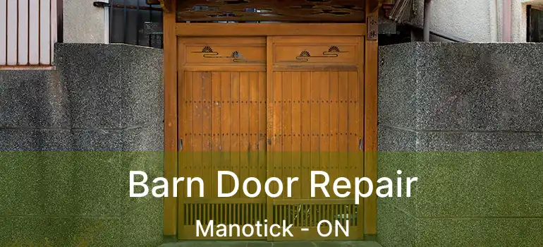  Barn Door Repair Manotick - ON