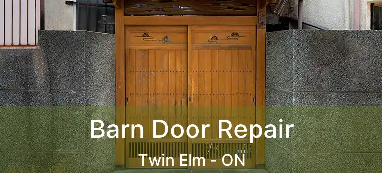  Barn Door Repair Twin Elm - ON