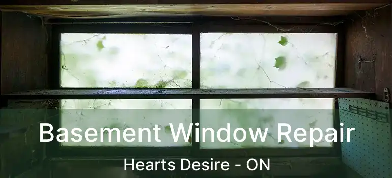  Basement Window Repair Hearts Desire - ON
