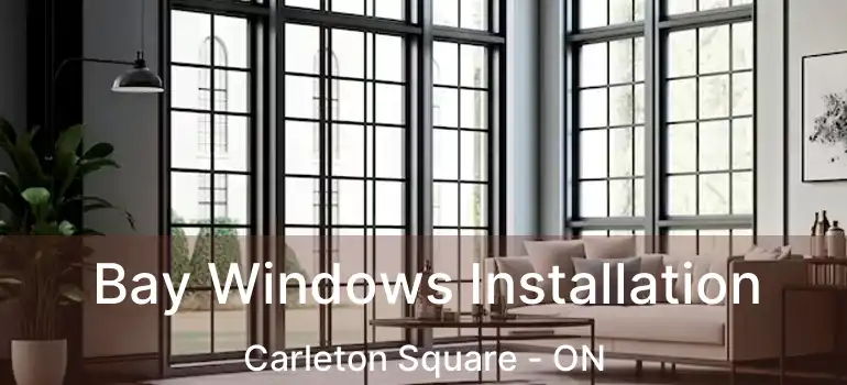  Bay Windows Installation Carleton Square - ON