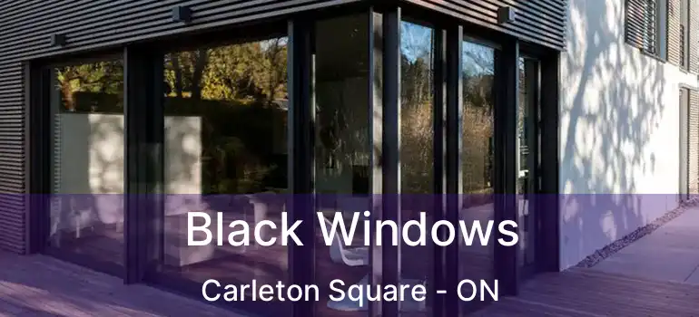  Black Windows Carleton Square - ON