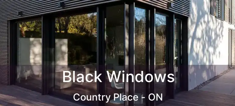  Black Windows Country Place - ON
