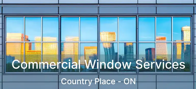  Commercial Window Services Country Place - ON