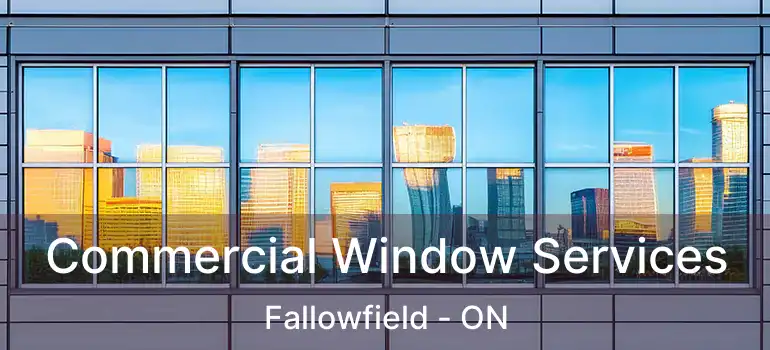  Commercial Window Services Fallowfield - ON