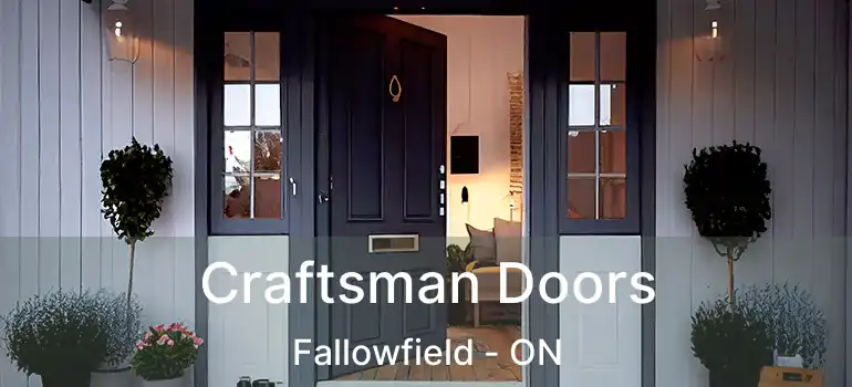  Craftsman Doors Fallowfield - ON