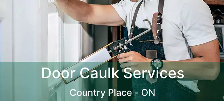  Door Caulk Services Country Place - ON