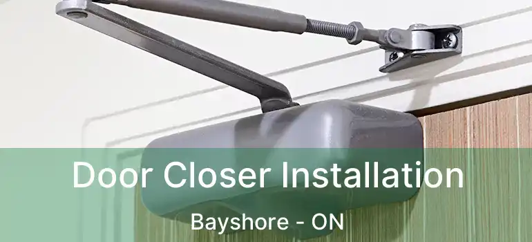  Door Closer Installation Bayshore - ON
