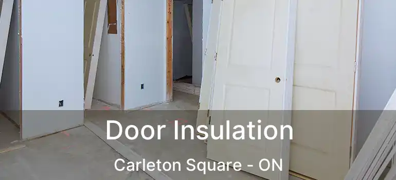  Door Insulation Carleton Square - ON