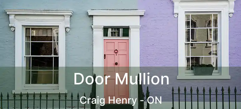  Door Mullion Craig Henry - ON