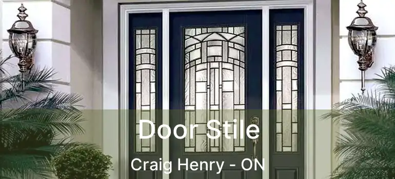  Door Stile Craig Henry - ON