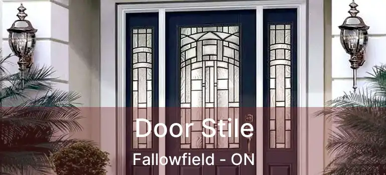  Door Stile Fallowfield - ON