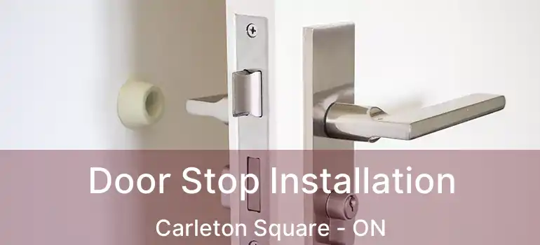  Door Stop Installation Carleton Square - ON