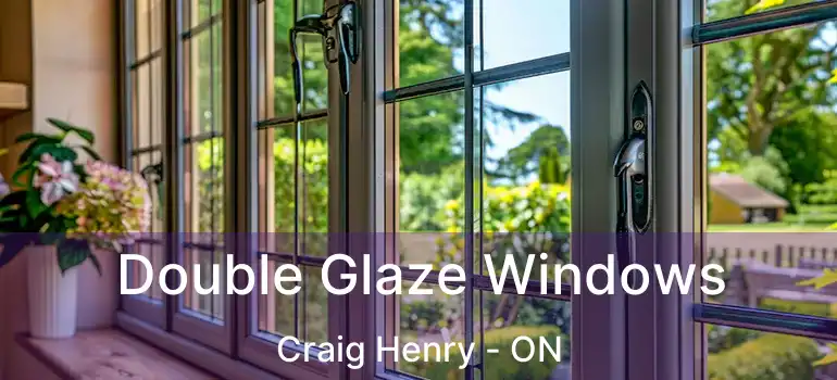  Double Glaze Windows Craig Henry - ON