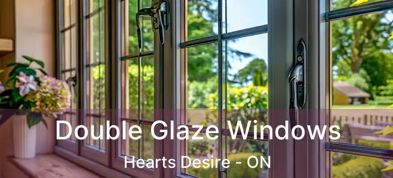  Double Glaze Windows Hearts Desire - ON