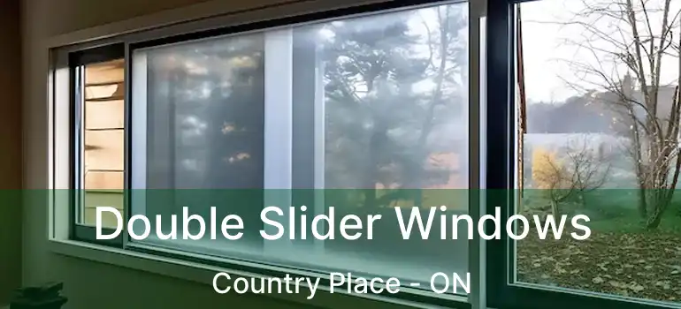  Double Slider Windows Country Place - ON