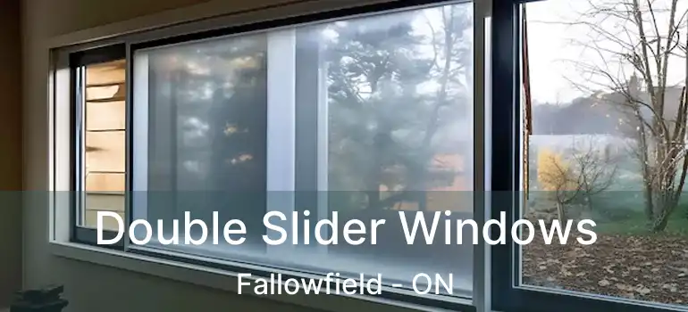  Double Slider Windows Fallowfield - ON