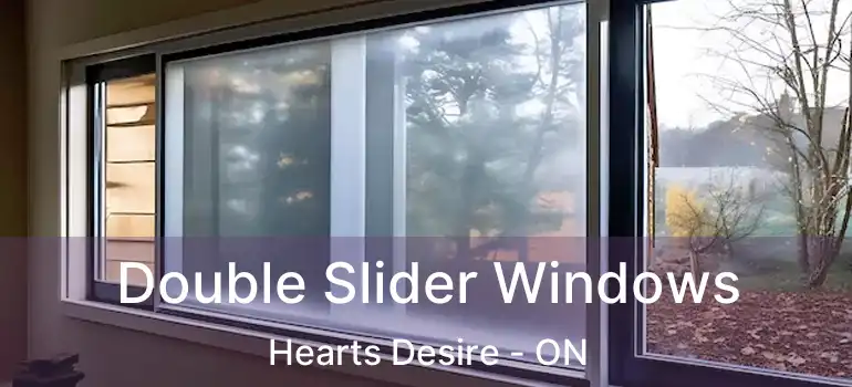  Double Slider Windows Hearts Desire - ON