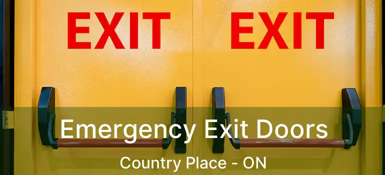  Emergency Exit Doors Country Place - ON