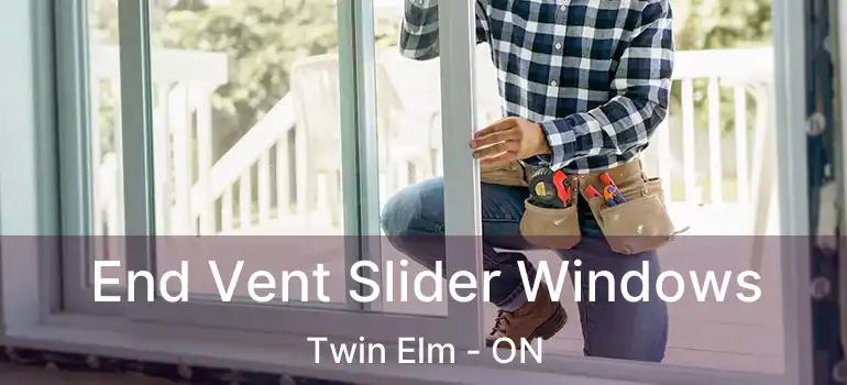  End Vent Slider Windows Twin Elm - ON