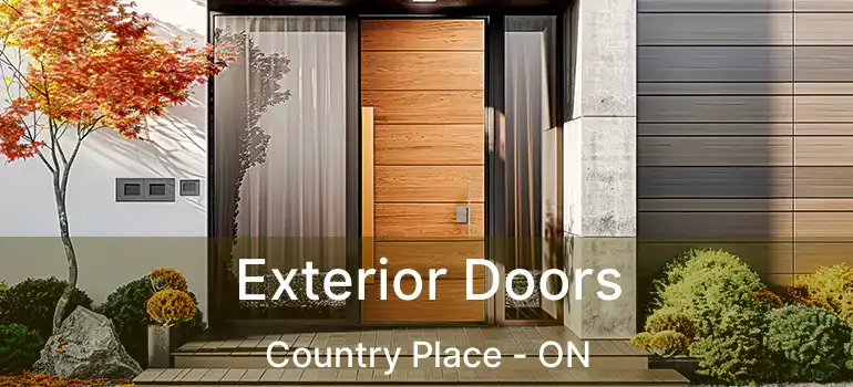  Exterior Doors Country Place - ON