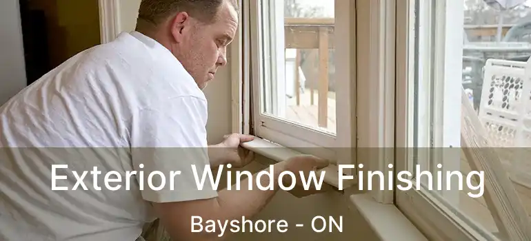 Exterior Window Finishing Bayshore - ON