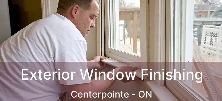  Exterior Window Finishing Centerpointe - ON