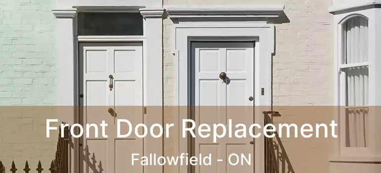  Front Door Replacement Fallowfield - ON