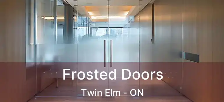  Frosted Doors Twin Elm - ON
