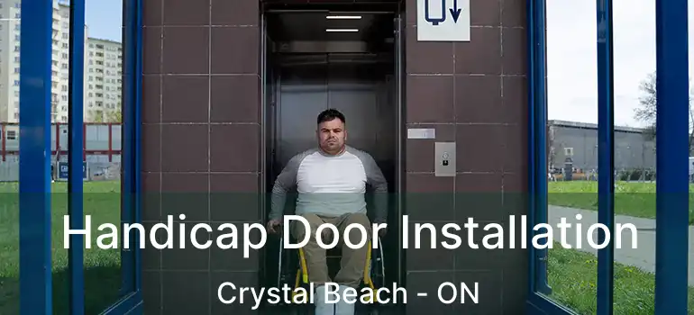 Handicap Door Installation Crystal Beach - ON