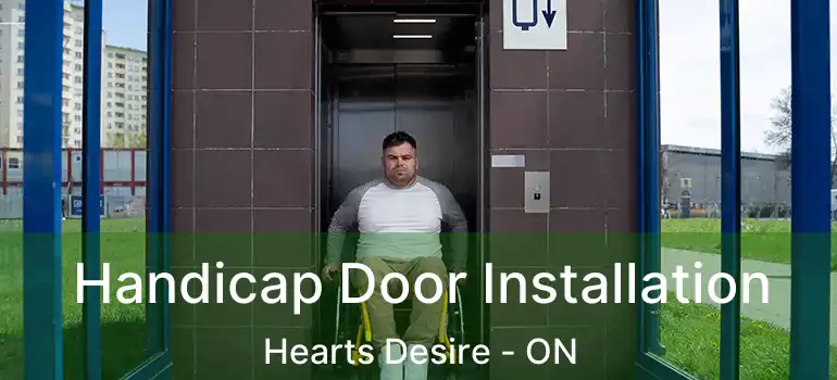  Handicap Door Installation Hearts Desire - ON