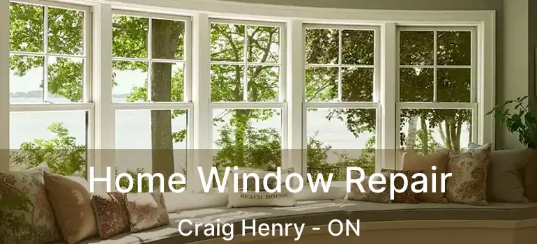  Home Window Repair Craig Henry - ON