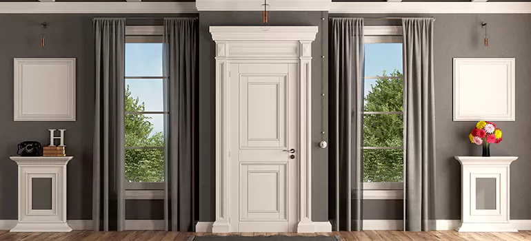 Removable Center Door Mullion in Fisher Heights, Ontario