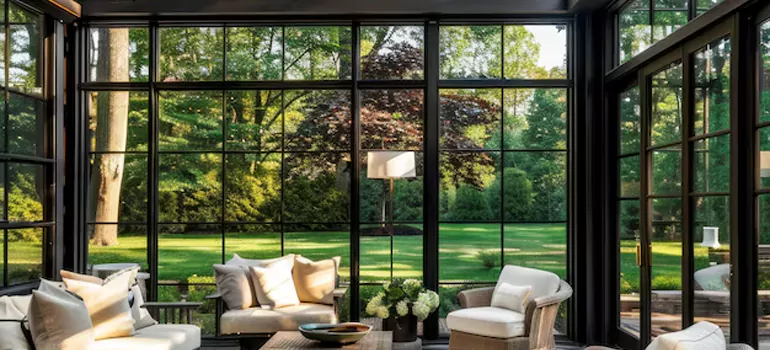 Flexible Vinyl Sunroom Windows in Centerpointe, Ontario