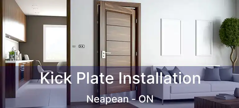 Kick Plate Installation Neapean - ON