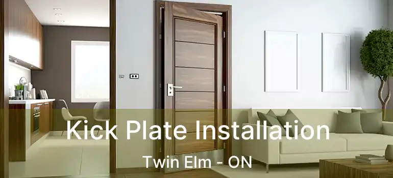  Kick Plate Installation Twin Elm - ON