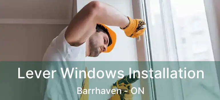  Lever Windows Installation Barrhaven - ON