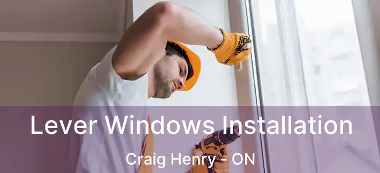  Lever Windows Installation Craig Henry - ON