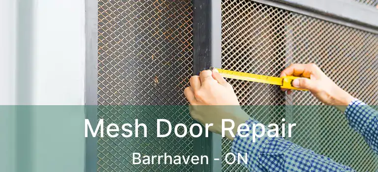  Mesh Door Repair Barrhaven - ON