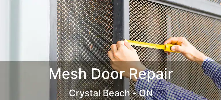  Mesh Door Repair Crystal Beach - ON