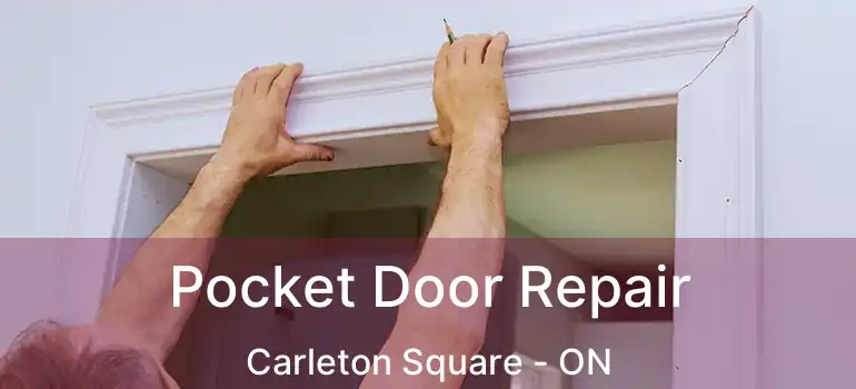  Pocket Door Repair Carleton Square - ON