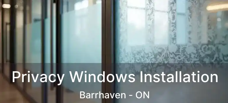  Privacy Windows Installation Barrhaven - ON