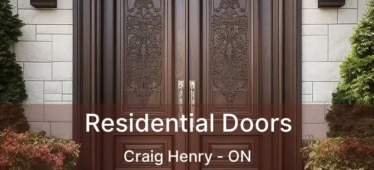  Residential Doors Craig Henry - ON