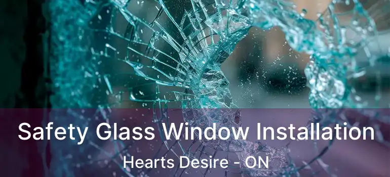  Safety Glass Window Installation Hearts Desire - ON