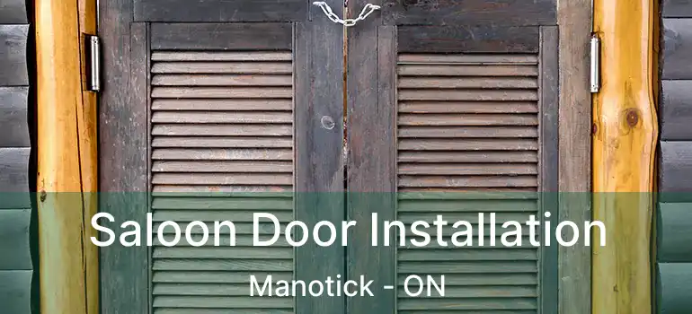  Saloon Door Installation Manotick - ON