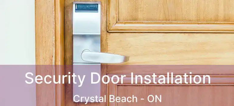  Security Door Installation Crystal Beach - ON