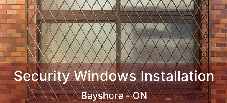  Security Windows Installation Bayshore - ON